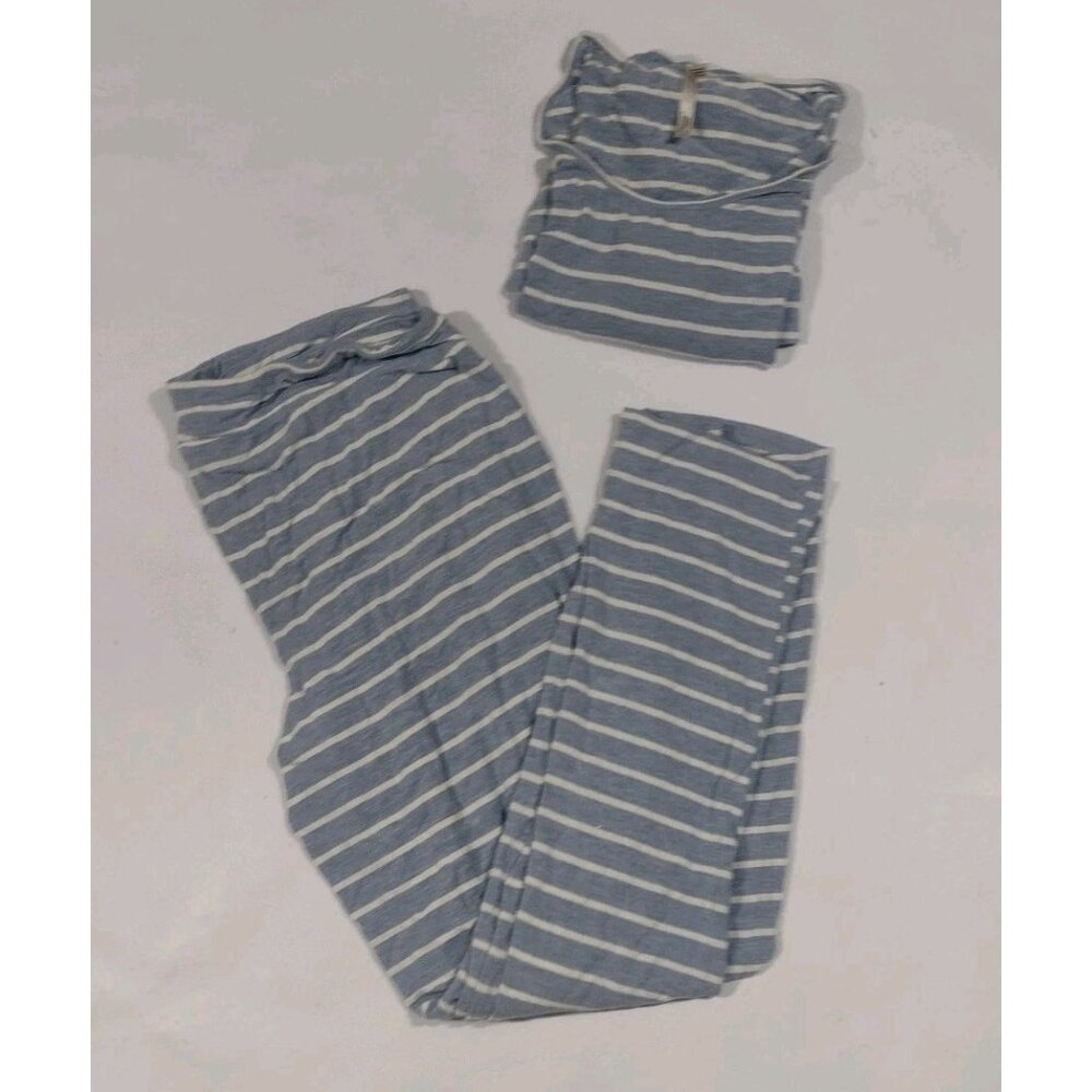 Soma Blue & White Striped Pajama Set